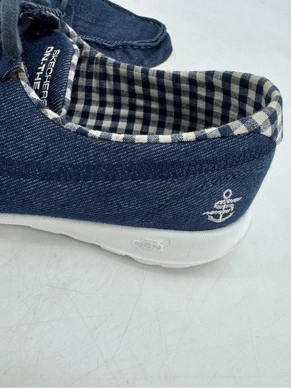 Skechers On The Go Ideal Coastal Gogo Max Nautical Preppy Air Cooled Boat Shoes